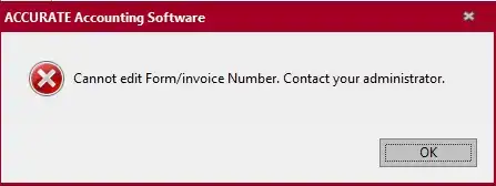 Cannot Edit Form/Invoice 