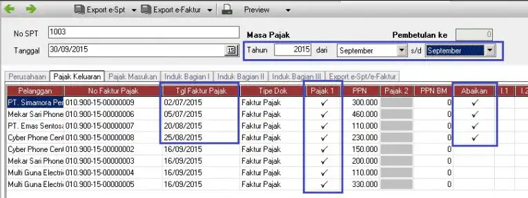 Menghilangkan Transaksi PPN