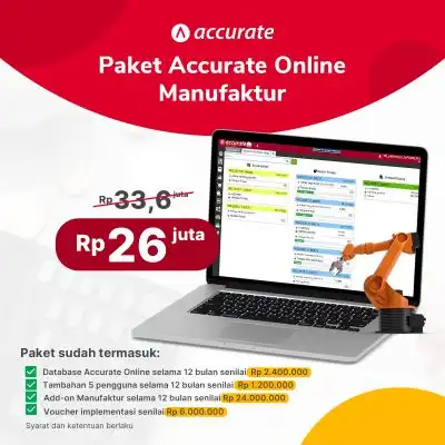 Harga Paket Promo Accurate Manufaktur