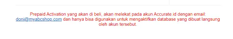 faktur proforma prepaid activation accurate online
