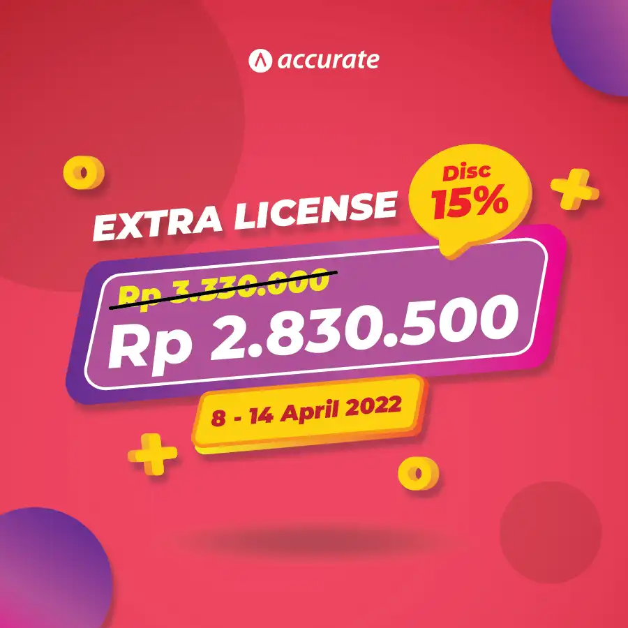 Promo Extra License Accurate 5 April 2022 Promo Extra License Accurate 5 April 2022