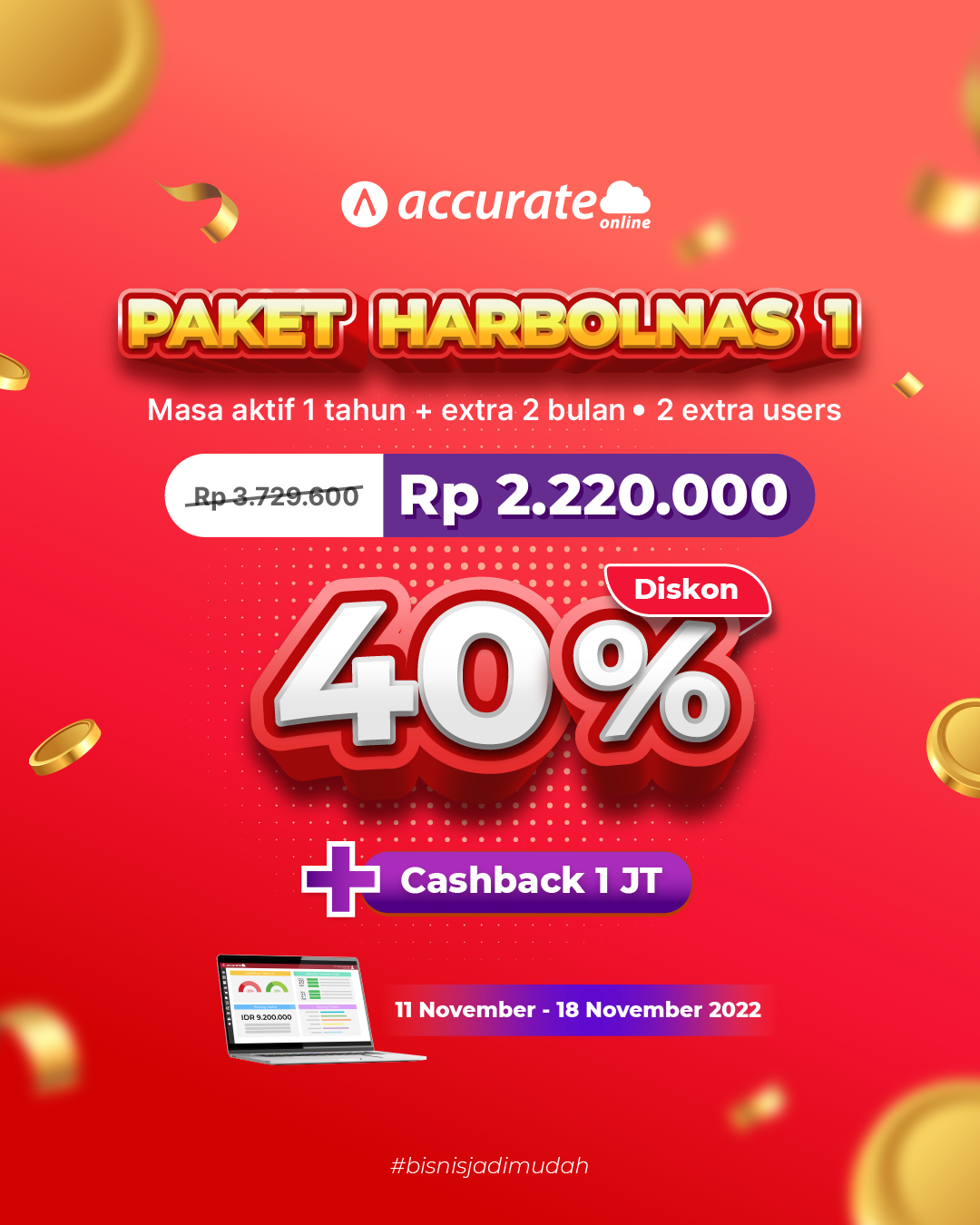 PROMO ACCURATE ONLINE CASHBACK