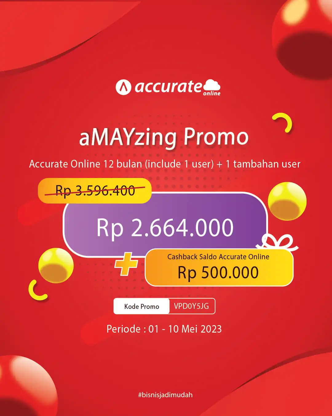 PROMO ACCURATE ONLINE CASHBACK